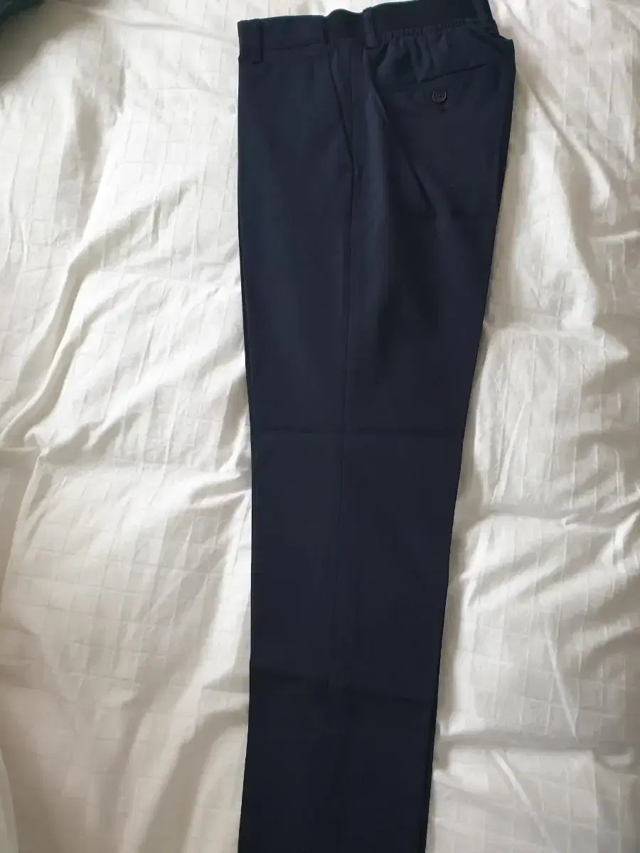 [New] The Knit Company Slim Fit Slacks Navy 44 (29)