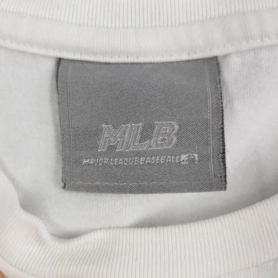 MLB 엠엘비 화이트 그린 옐로우 오클랜드 에슬래틱 코튼 반팔 티셔츠 M