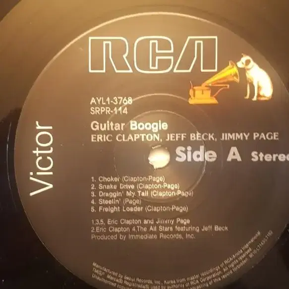 Eric Claption/Jeff Beck/Jimmy Page LP