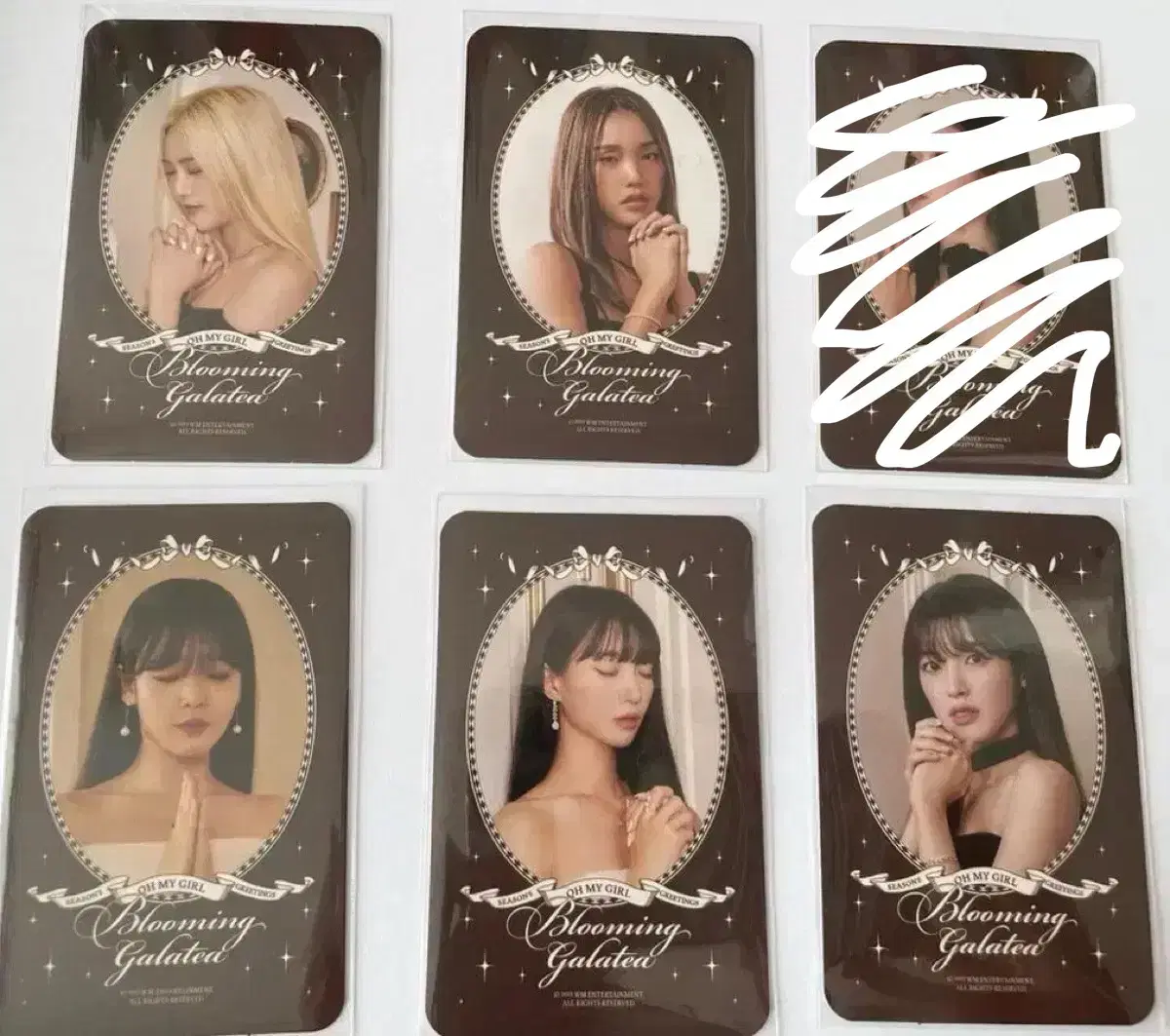 plenty) oh my girl 2024 seasons greetings photocard sells