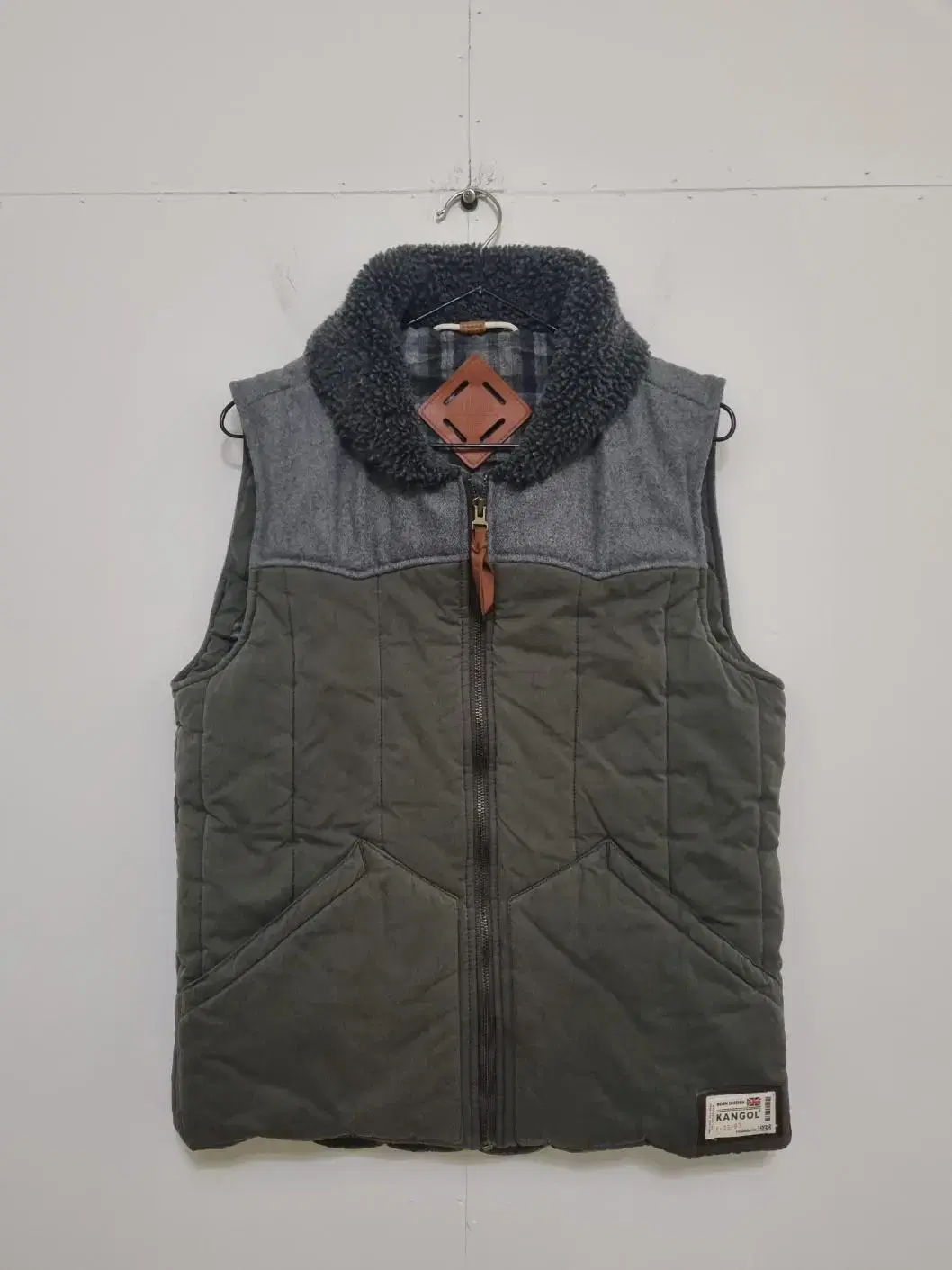 Kangol Woolblock Padded Vest /UnisexM