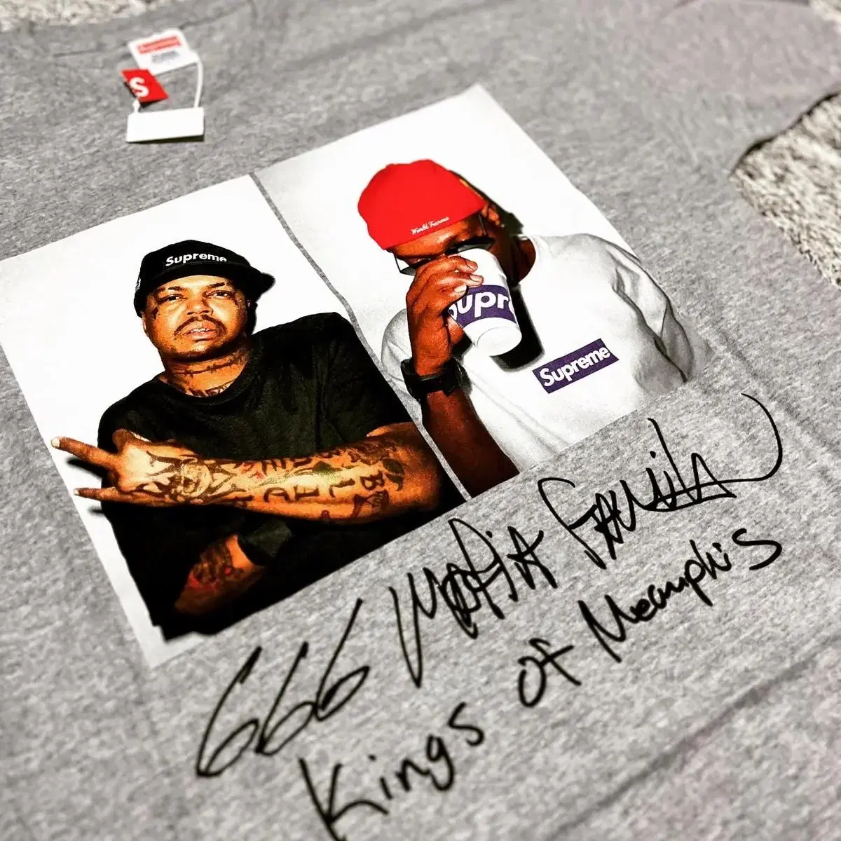 [L] Supreme Three 6 mafia Potty Gray