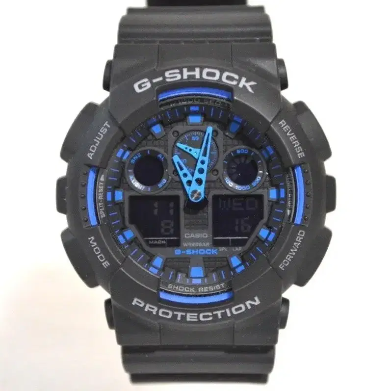 [미사용]G-shock 블루블랙 한정판 손목시계