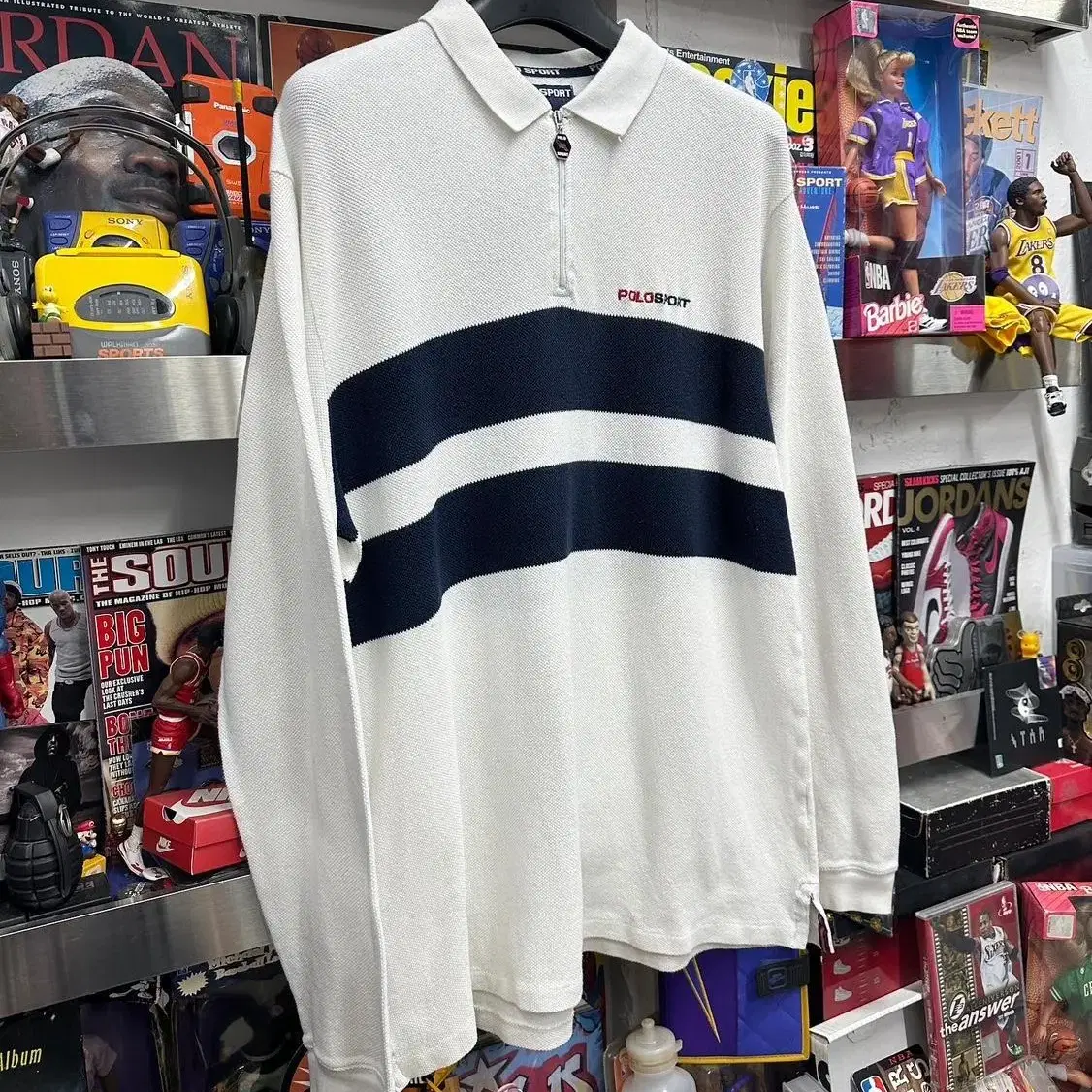 폴로스포츠 polo sport half zip long sleeve