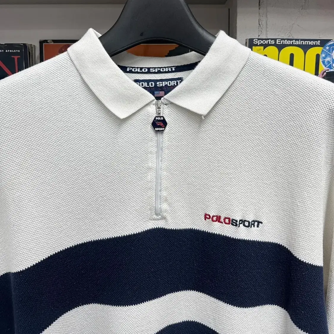 폴로스포츠 polo sport half zip long sleeve