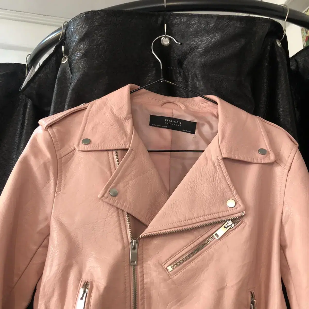 Vintage Zara strawberry pink rider jk