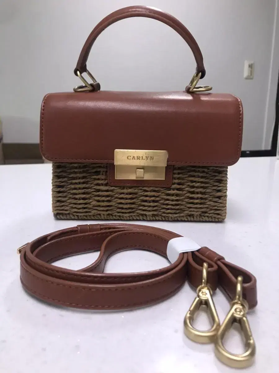 Carlin Rattan Mini Bag