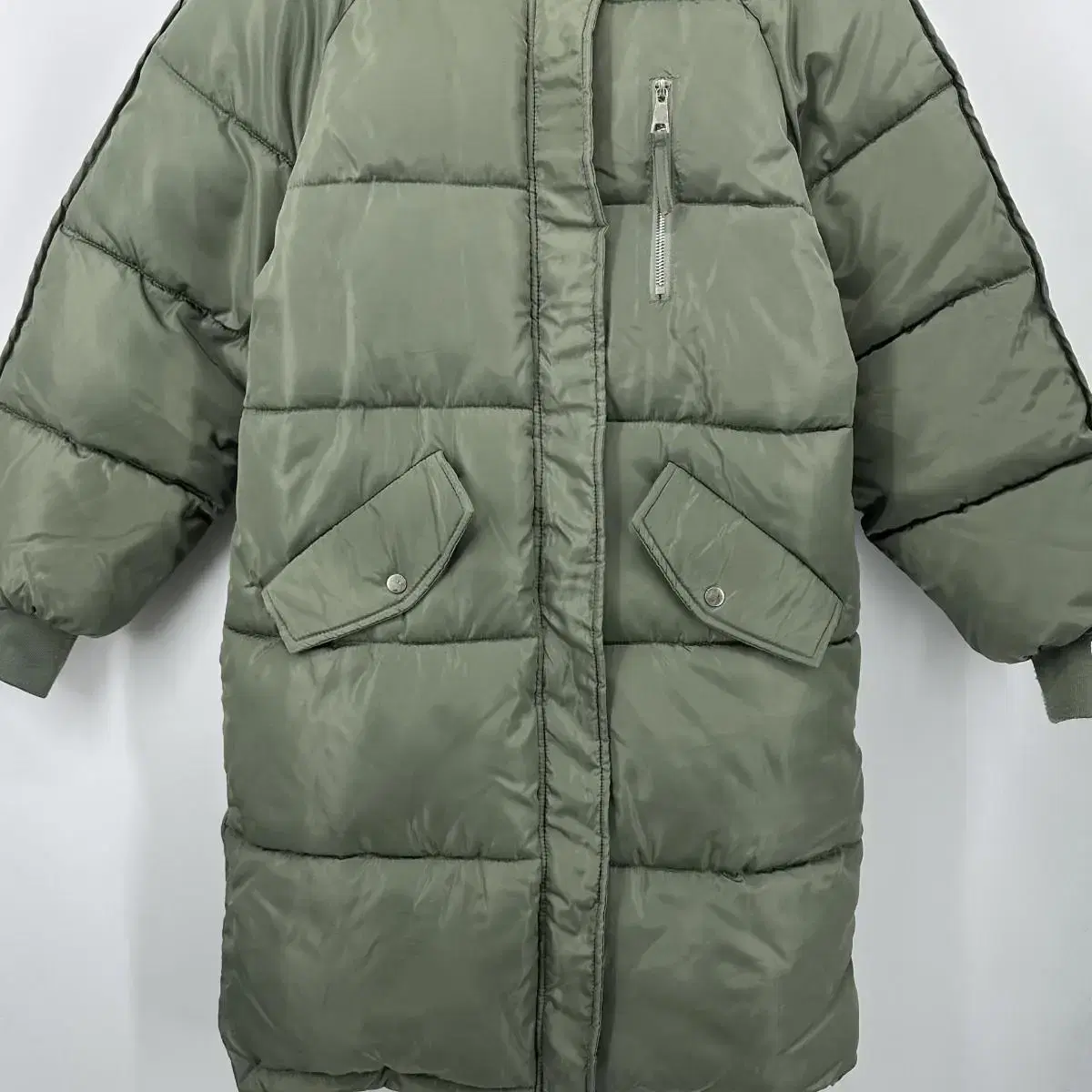 XIN YI MENG 후디 롱패딩 (XL size / KHAKI)