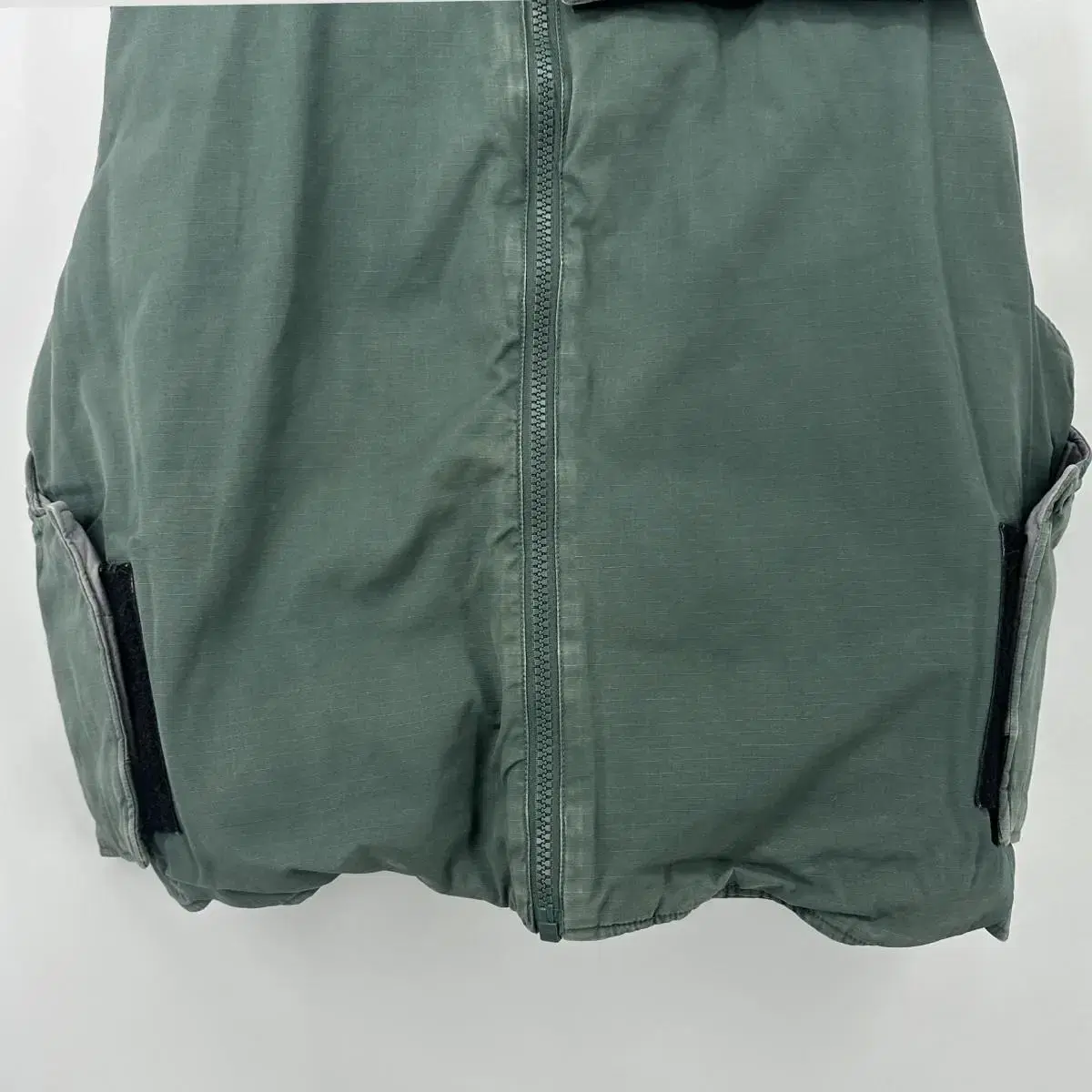 타미힐피거 진 빅로고 카고 조끼 패딩 (XL size / KHAKI)