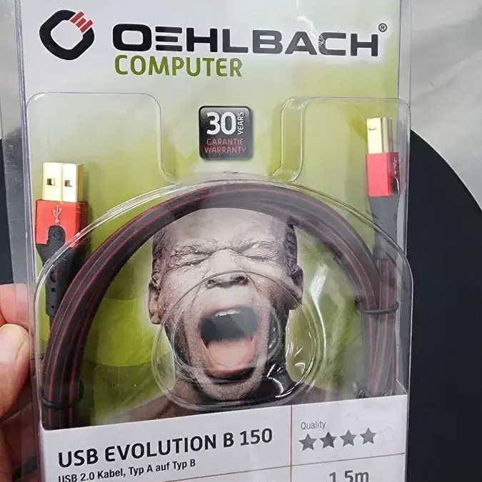 오엘바흐 USB EVOLUTION B 150 USB 2.0 케이블 1.5