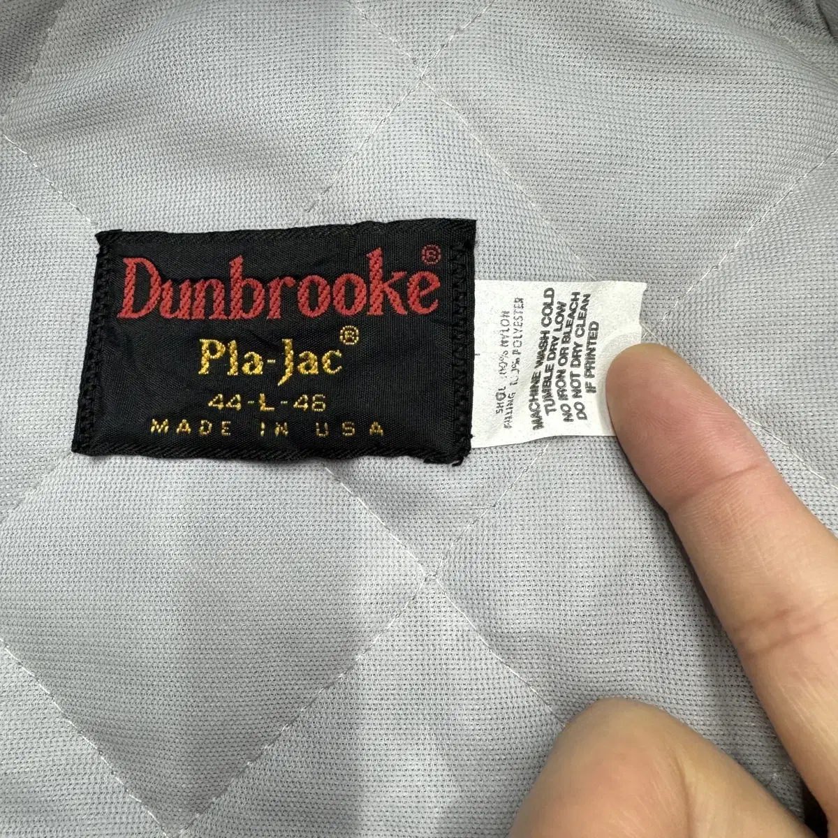 [L] 80s Dunbrooke Pla-Jac 나일론 바시티 자켓