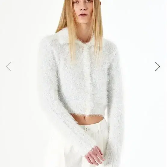 다이애그널 FUZZY MIXED KNIT CARDIGAN 가디건