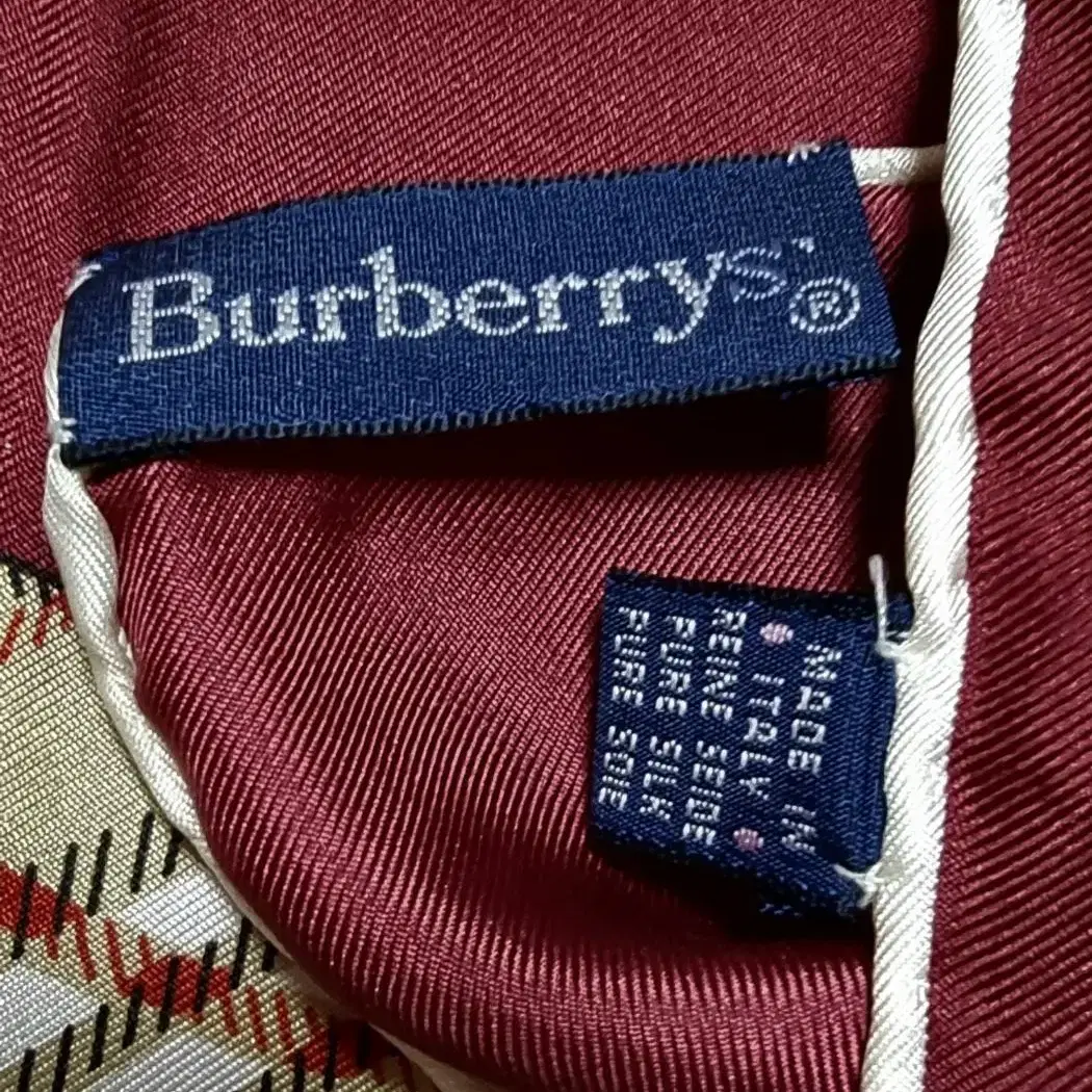 (정품) Burberry 버버리 실크 스카프