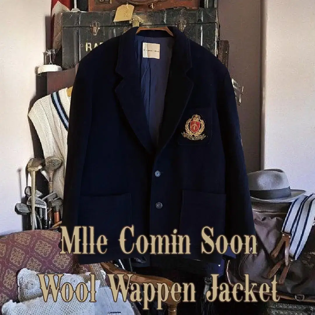 Mlle Comin Soon Waffen Wool Jacket 105