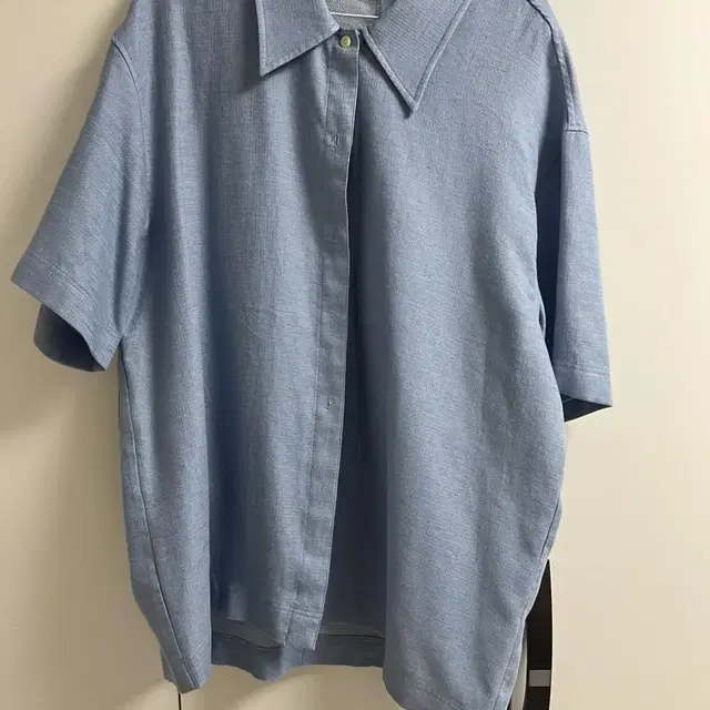 에토스 ETHOS color half shirt light blue