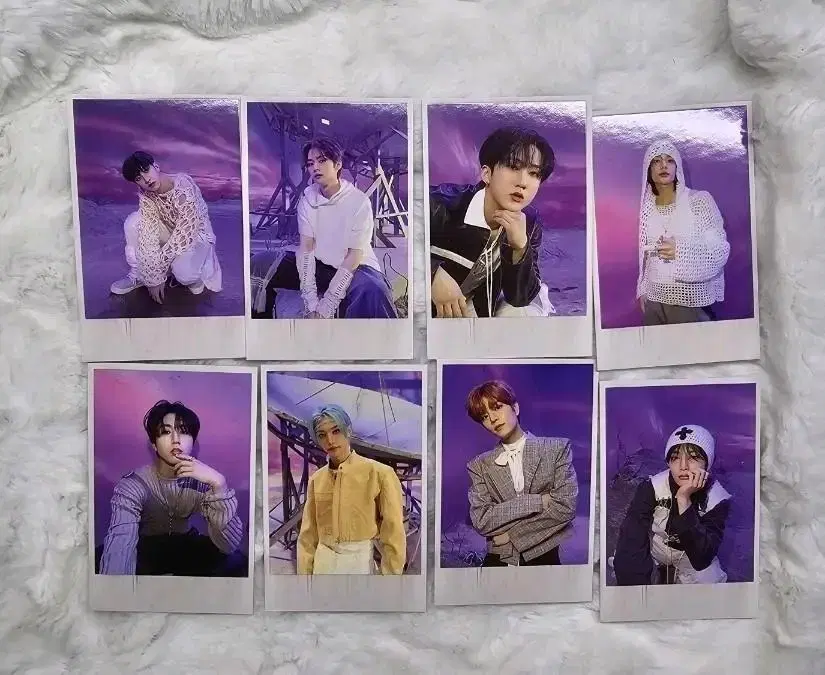 Straykids Rockstar polaroid wts lee know seungmin felix hyunjin han jisung i.n.