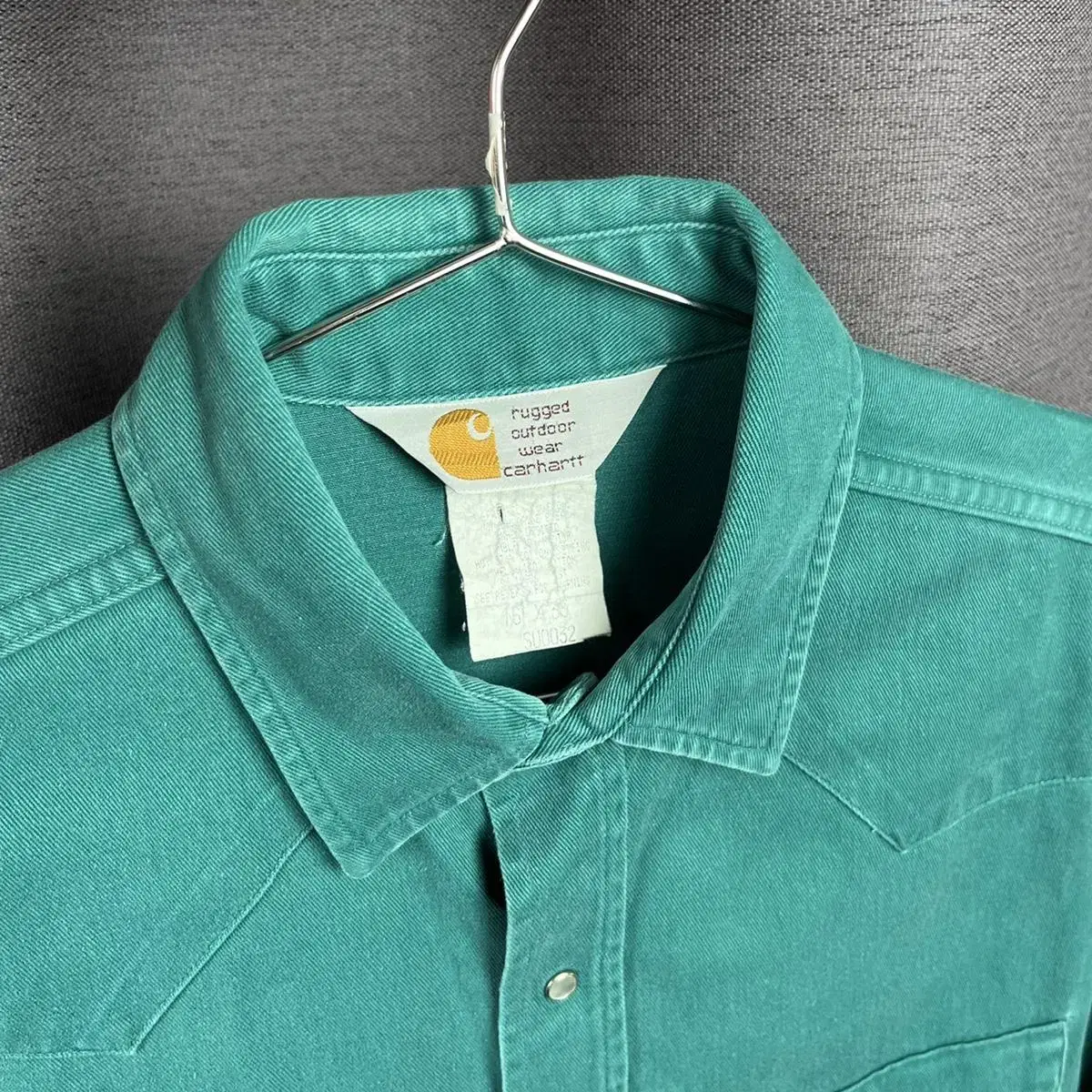 00's carhartt western shirt