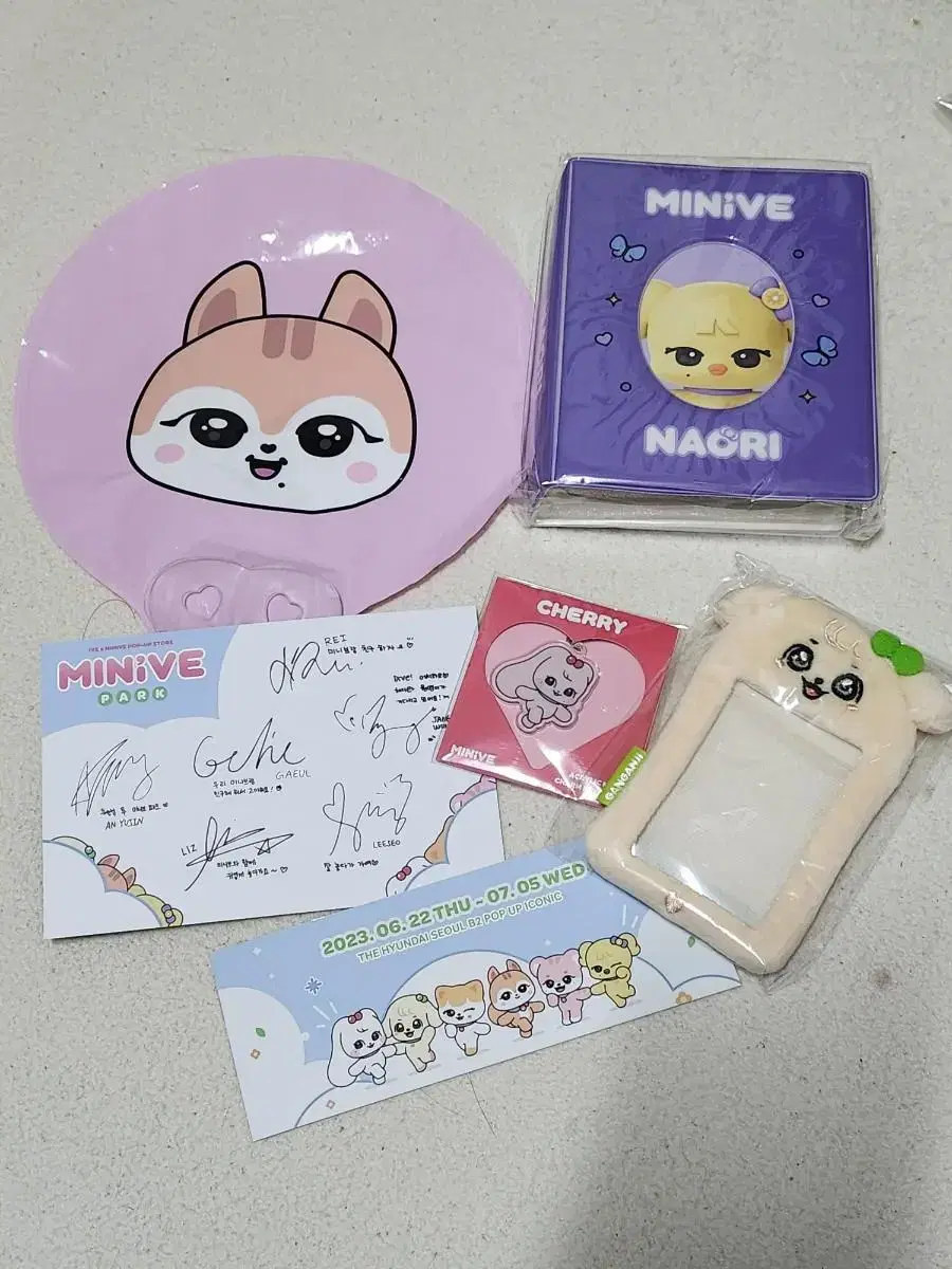 마지막세트 ㅡ아이브 미니브 스토어 굿즈 원가 이하 판매