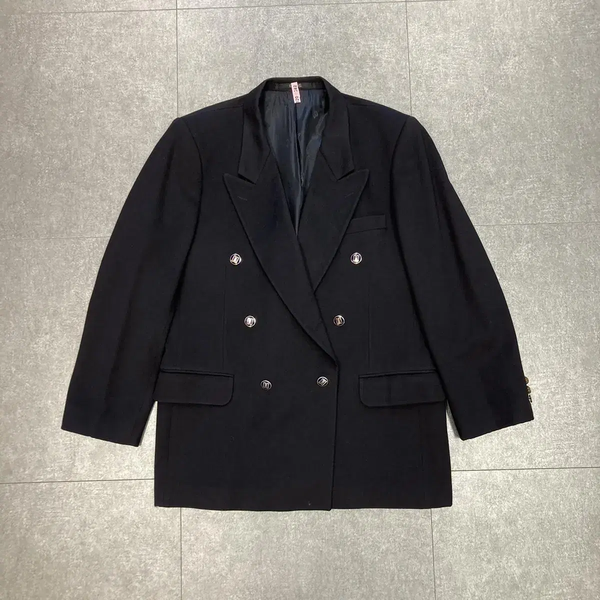 (100)Daks Wool Cashmere Double-button Jacket