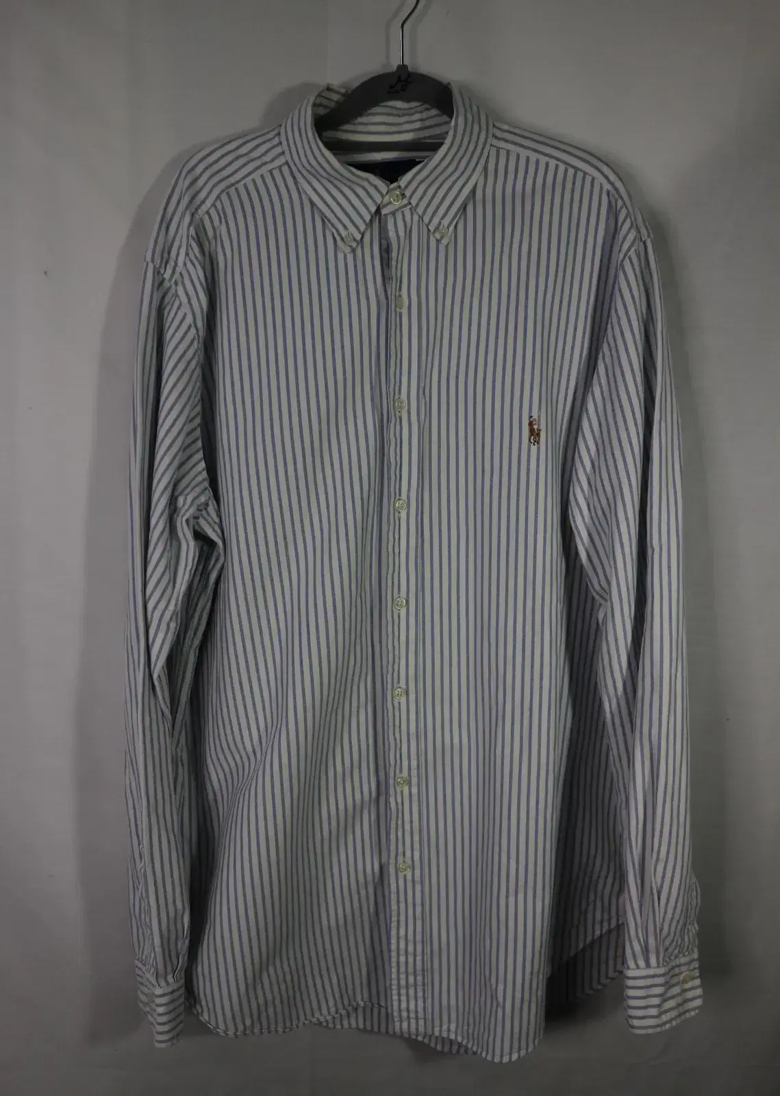 Polo Ralph Lauren Striped Navy Shirt Navy L XL