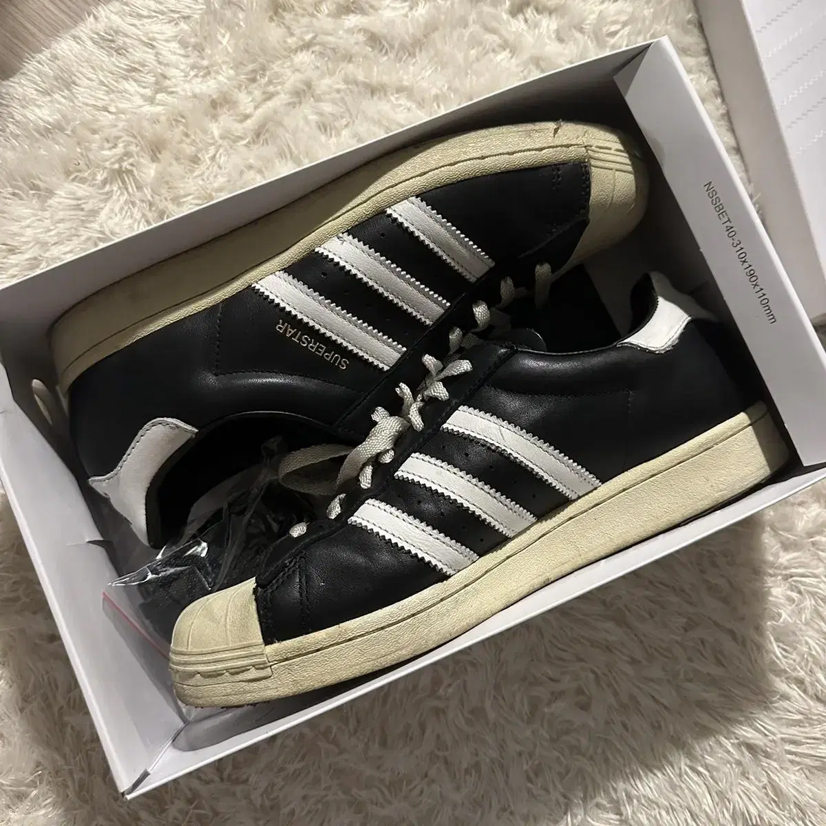 Adidas Superst Premium Black 275