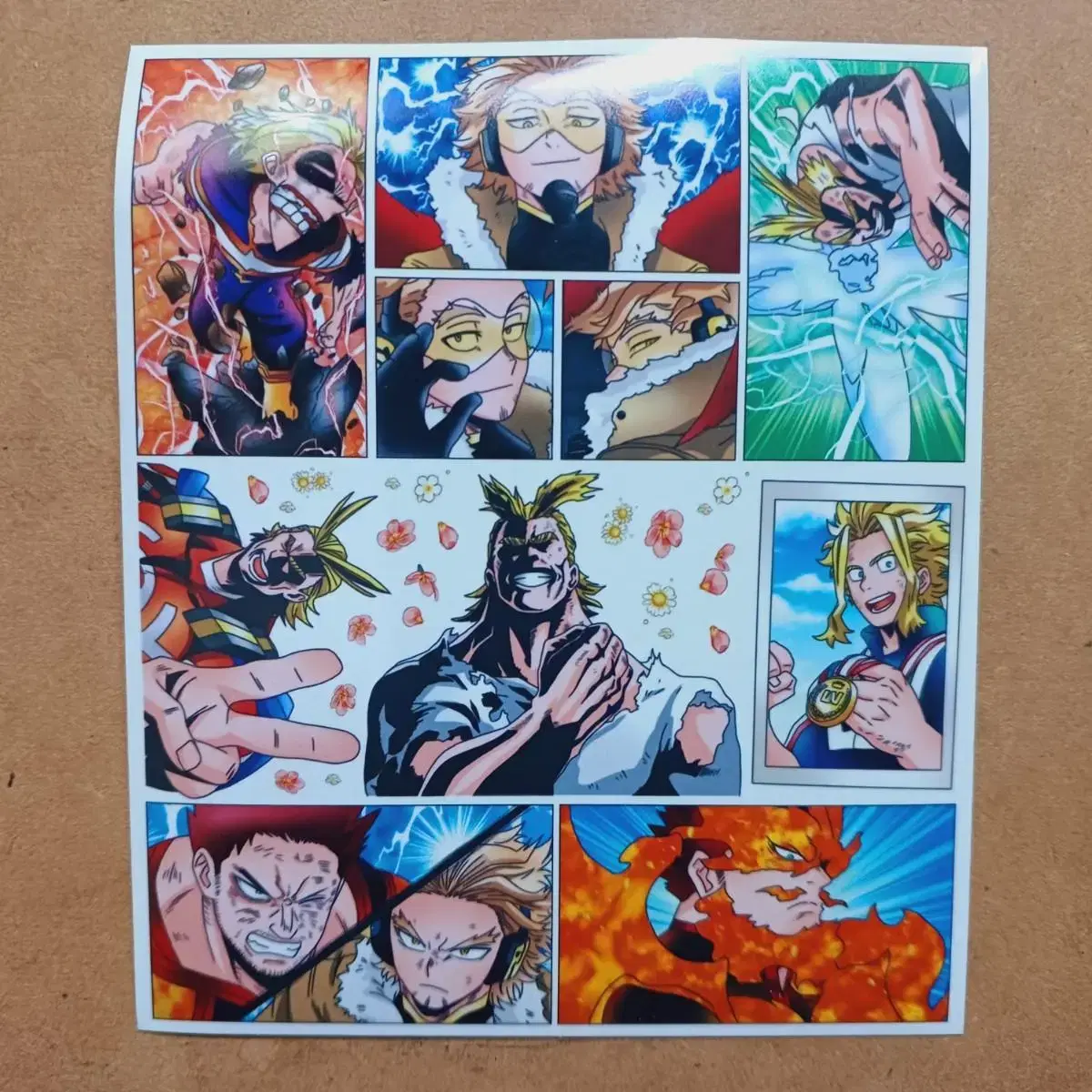 (Hiroaka_1) Nahia Hero Inst sticker Hawks Allmighty Endeavor Daku