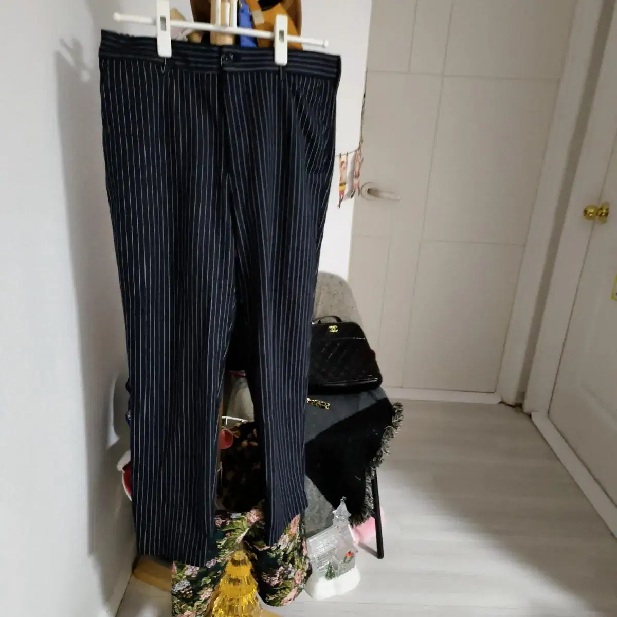 Dandy Banded Striped Cotton Pants