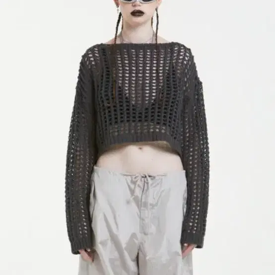 게이트리스 bay cropped knit