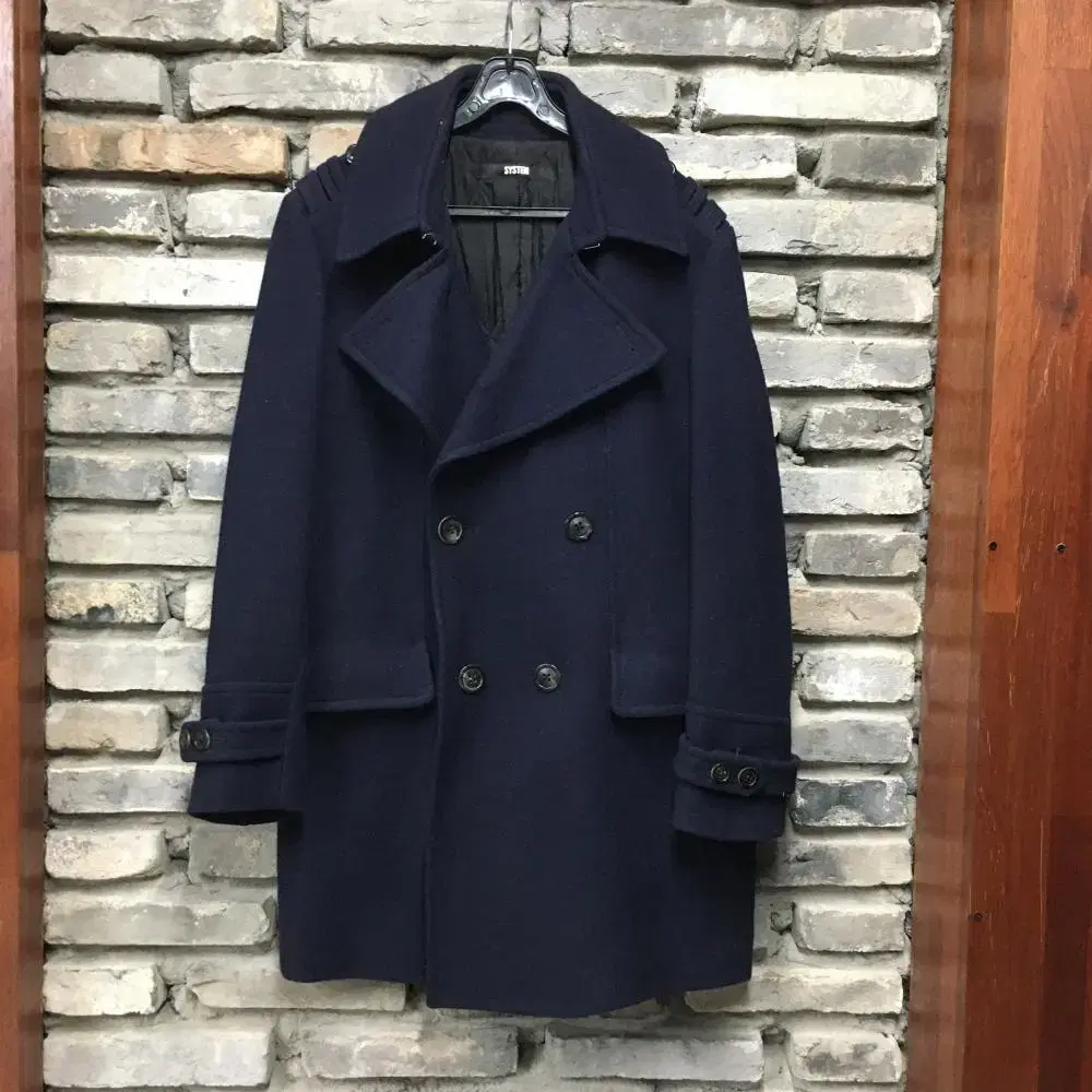 System Homme Woolen Coat