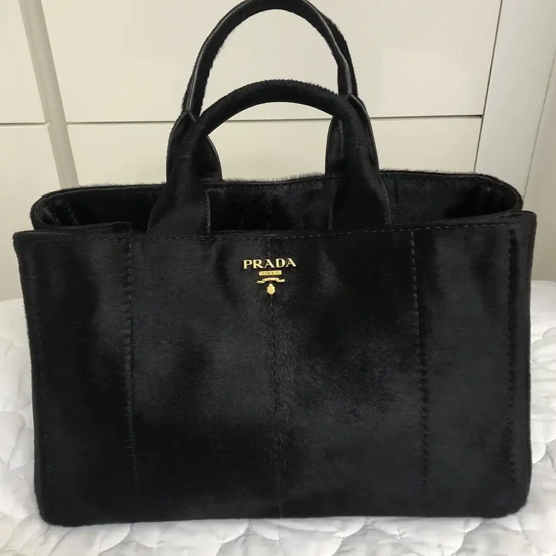 PRADA 프라다 블랙 송치 백