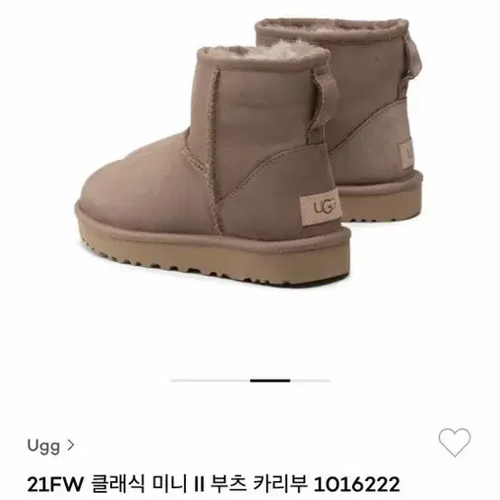 Ugg 어그 클래식 미니 카리부 us6