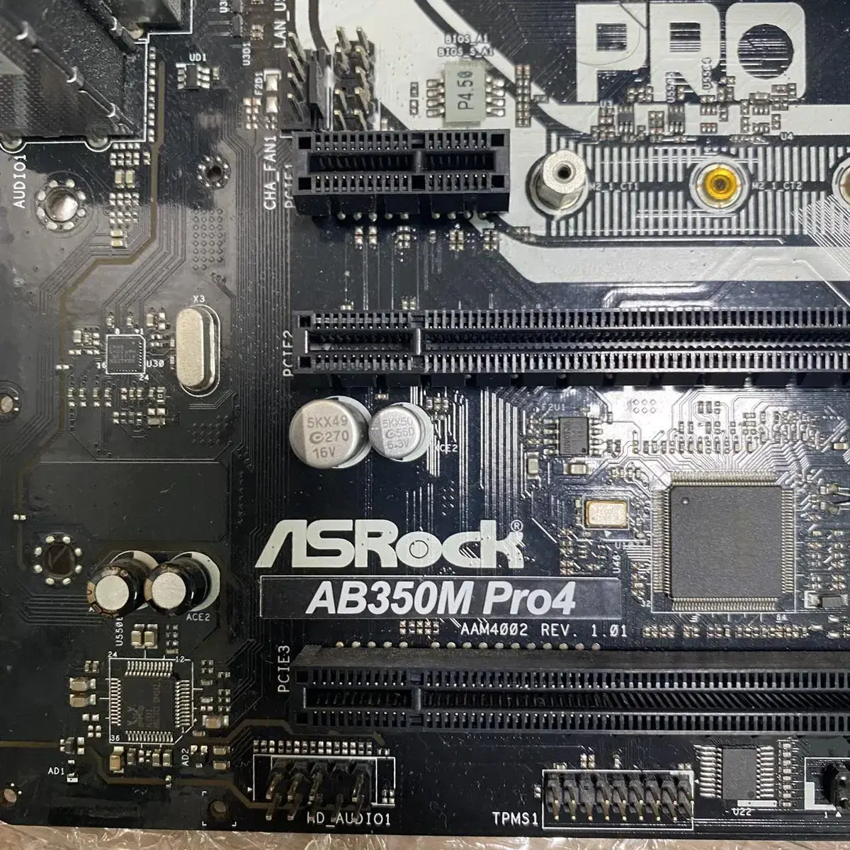 AB350M PRO4 + AMD 1600