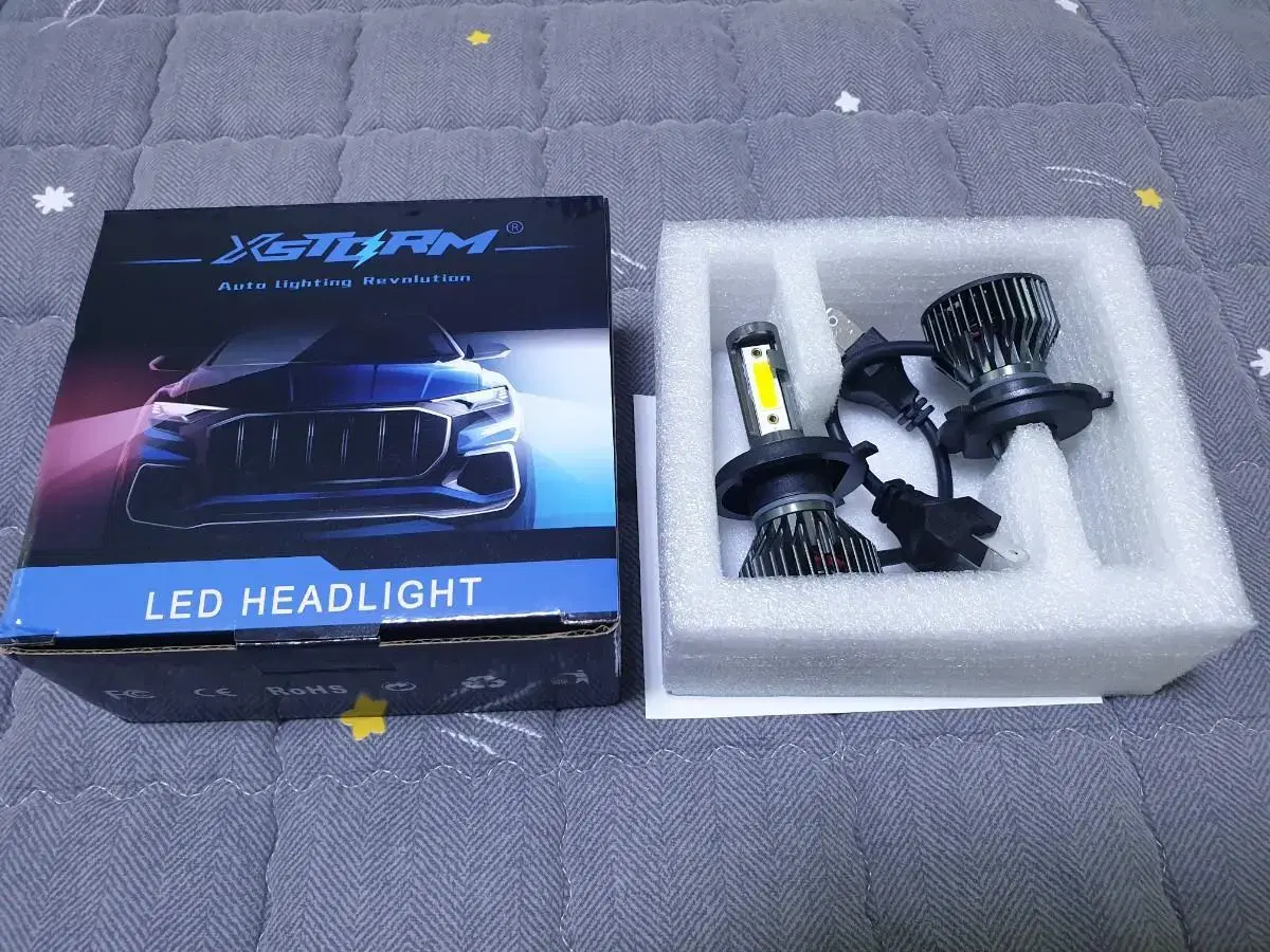 H4 LED 라이트전구 6000K 2P