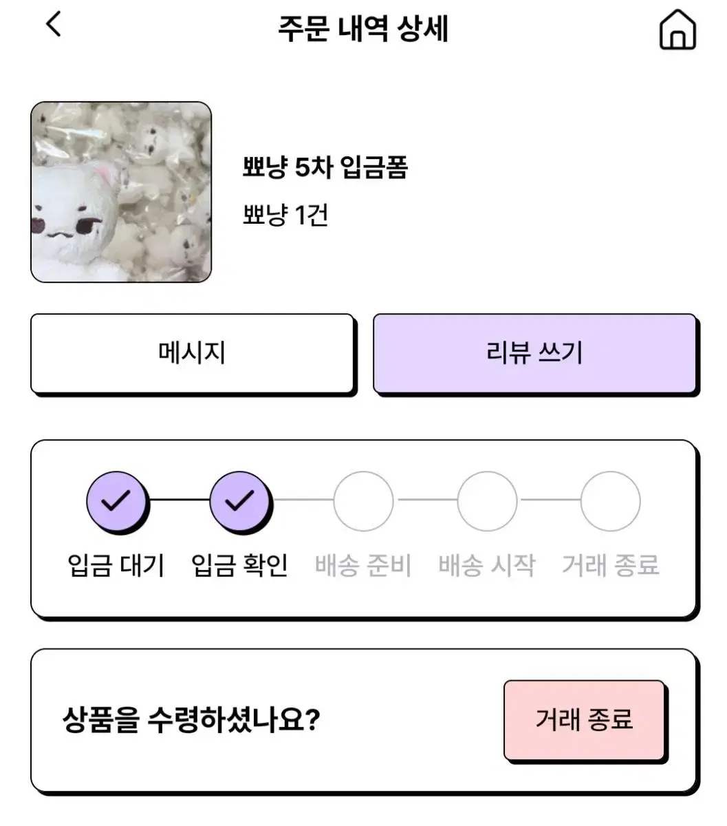 세븐틴 우지 인형 뾰냥이