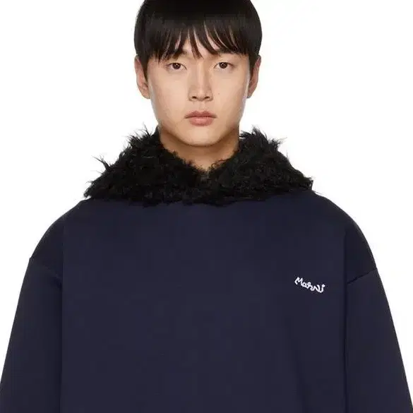 마르니 Marni fur hoodie 퍼 후드