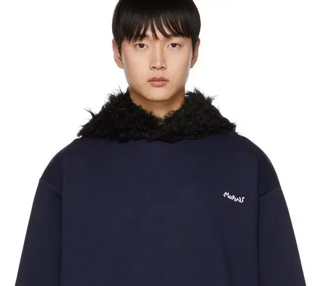 마르니 Marni fur hoodie 퍼 후드