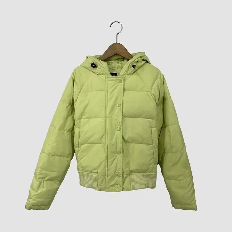 GAP 갭 후드 패딩 점퍼 (XS size / LIME)