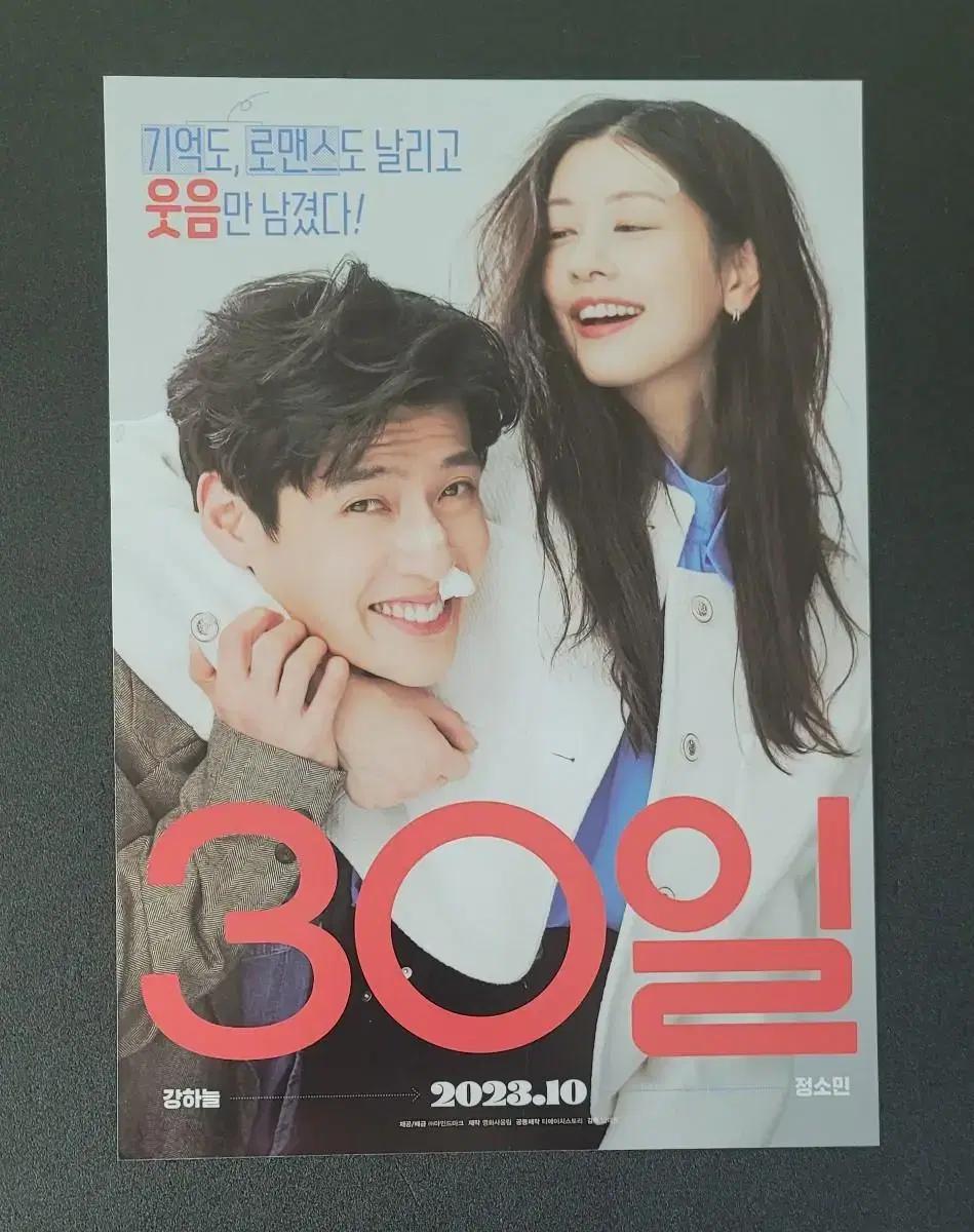 [영화팜플렛] 30일 전단지 (2023) 강하늘 정소민 조민수 김선영