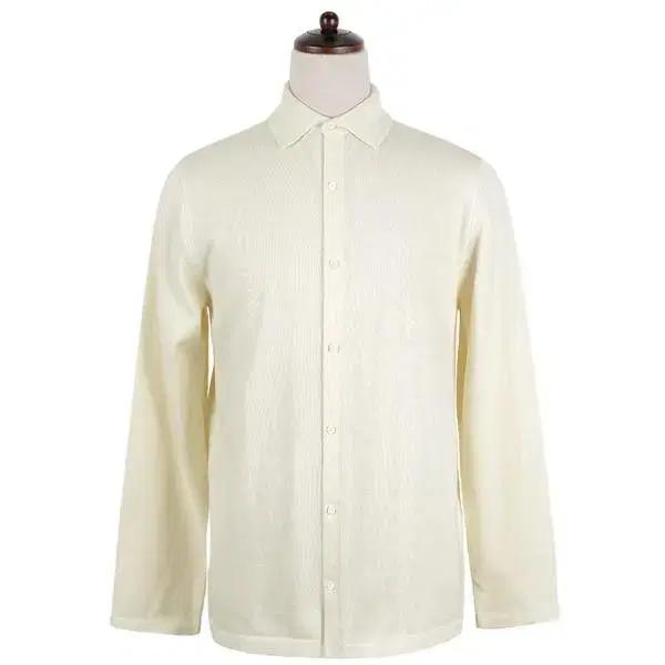 Last) Saltie Cashmere Knit Shirt Ivory L Quick sale