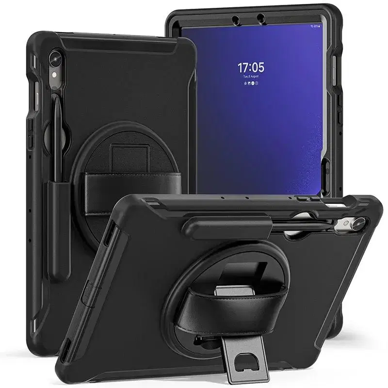 Galaxy Tab S9 Plus Ultra FE Stand Handgrip Shield Case