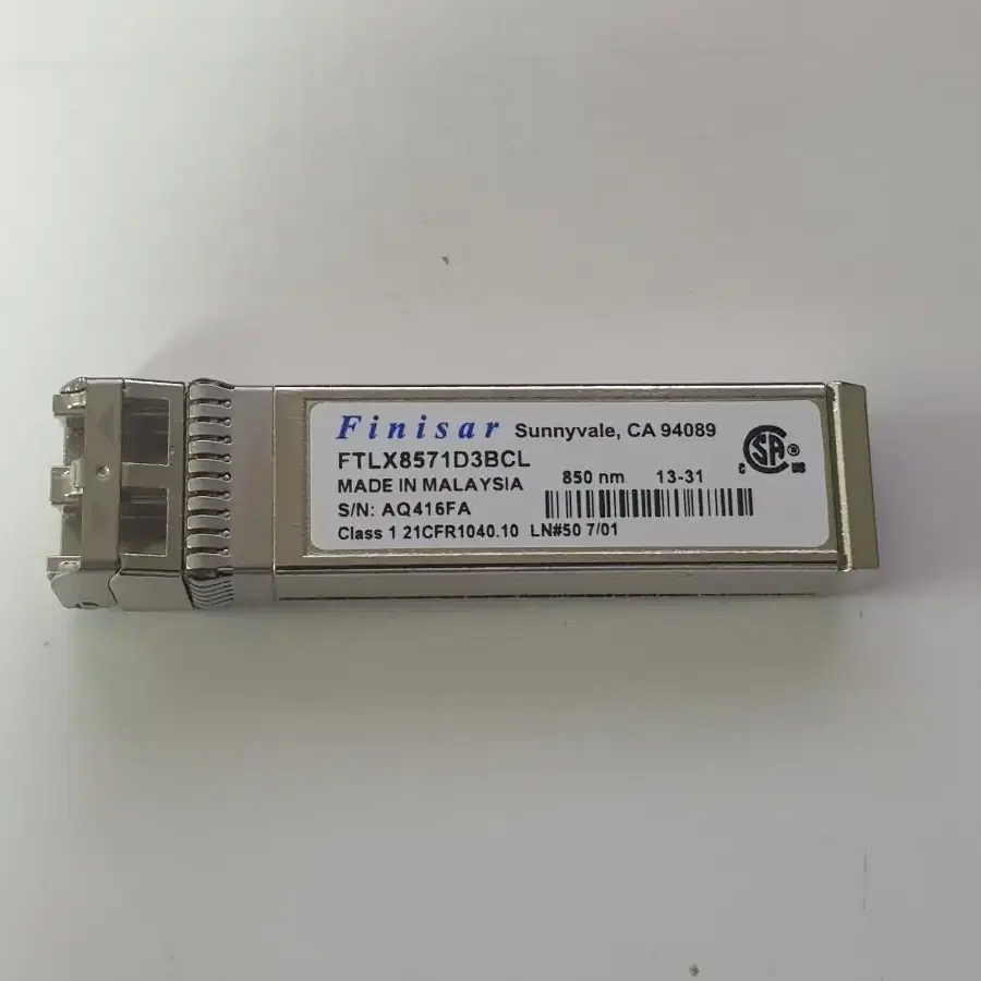 10G 지빅 - Finisar FTLX8571D3BCL 광모듈, 트랜시버