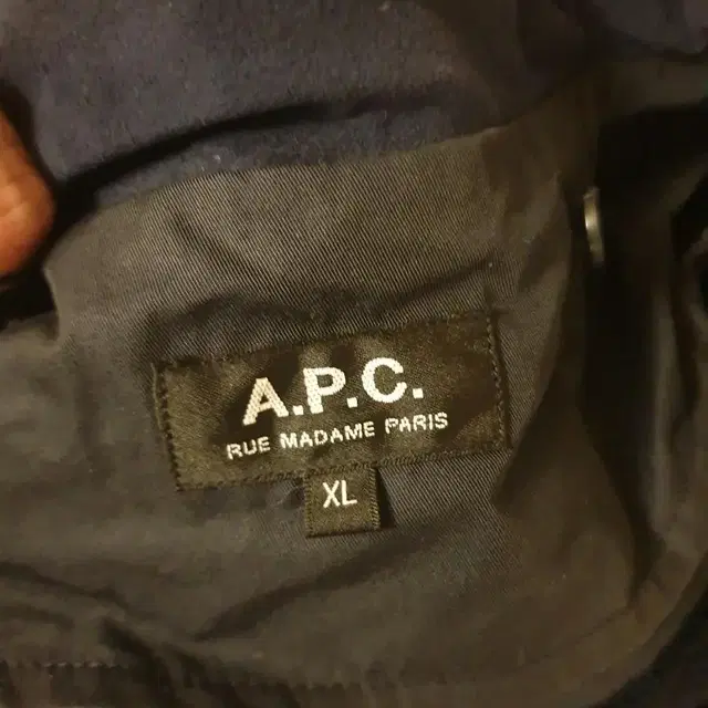 A.P.C 아페쎄 피쉬테일 m65 야상 네이비 xl