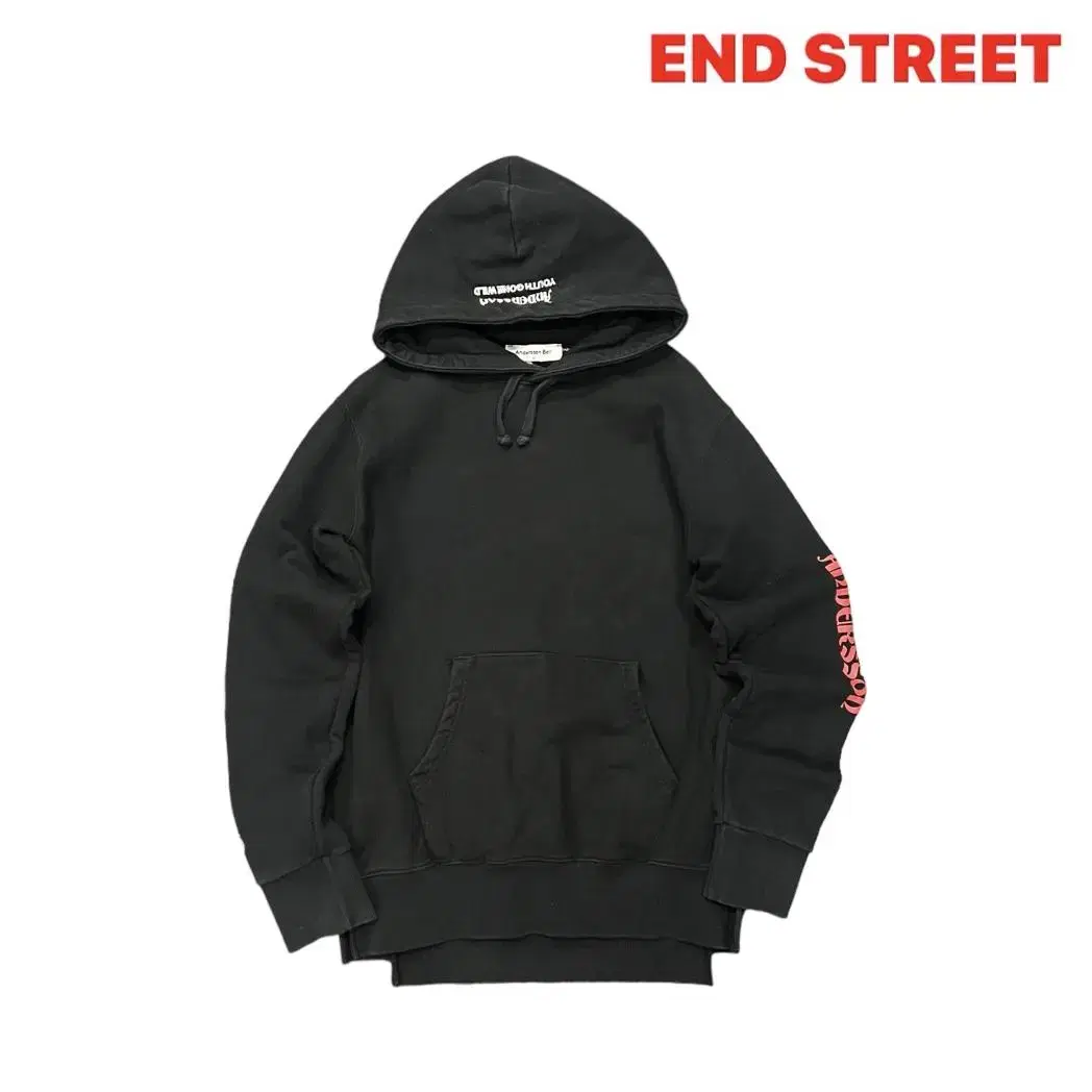 (END) Anderson Belle Back Logo Arm Logo Hoodie Black M