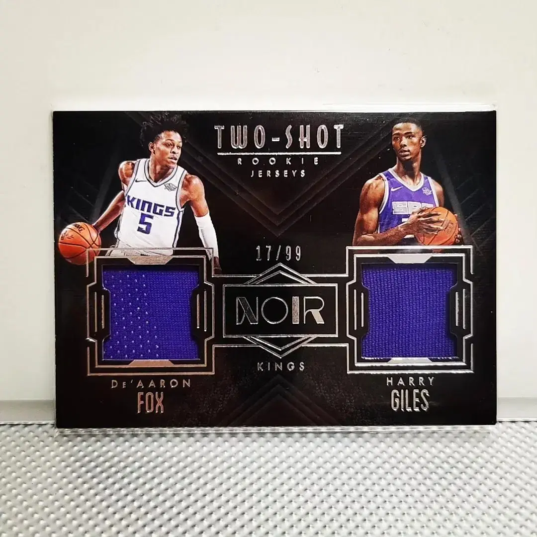 De'aaron fox rookie jersey Noir