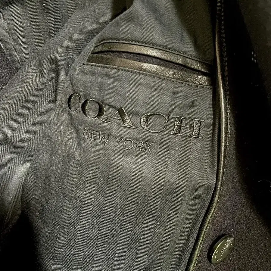 Coach 코치 울100 피코트 정품