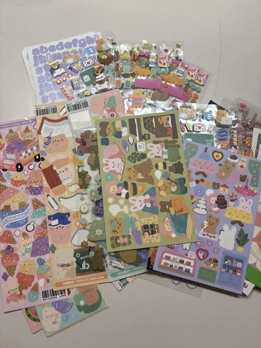 Diary with stickers