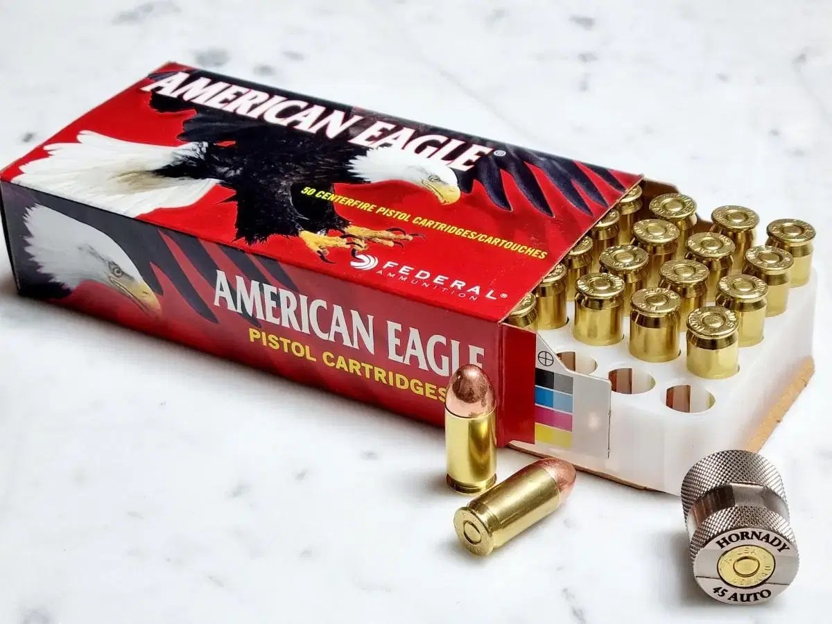 비활성화 뇌관 더미탄 45ACP 230grain FMJ 모형탄