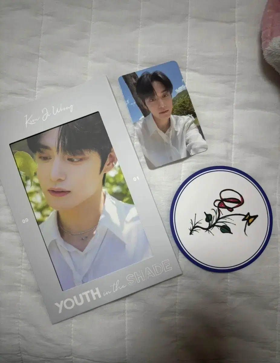 zerobaseone kim jiwoong album set, kim jiwoong photocard