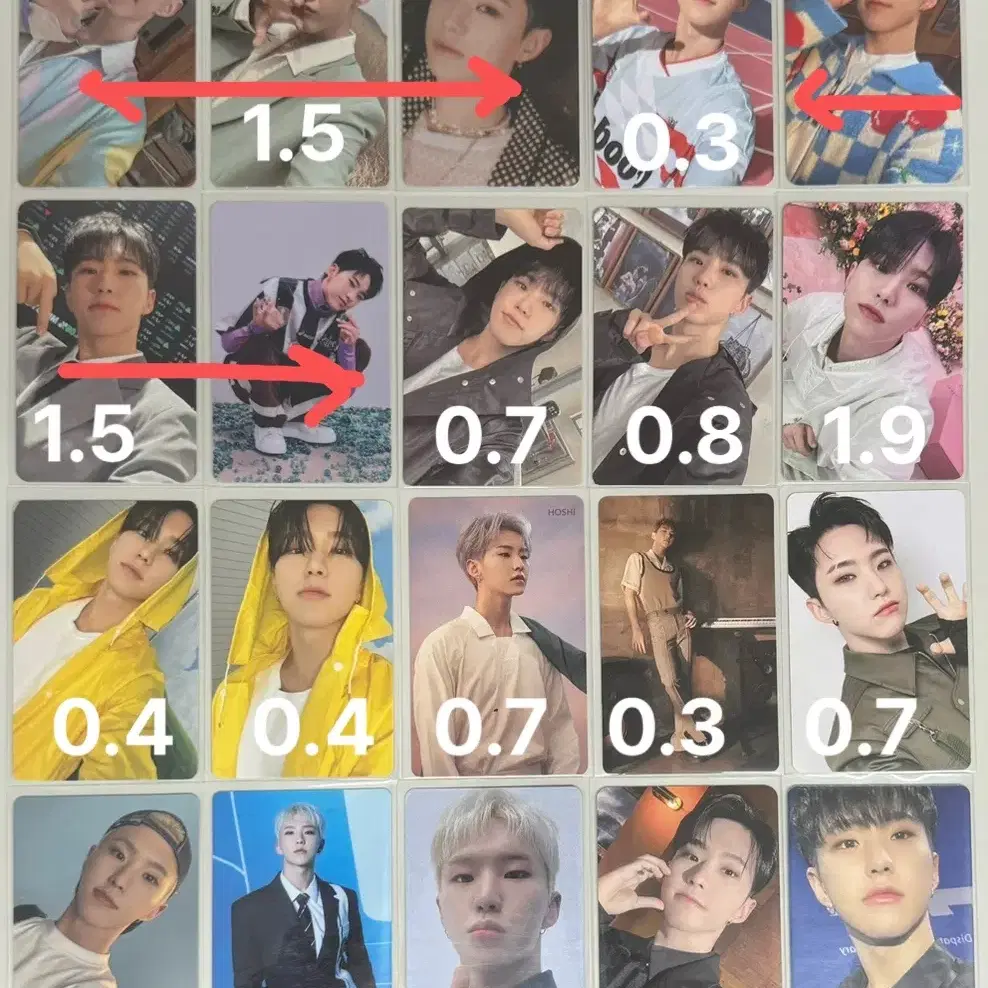 세븐틴 호시 포카(+3장)