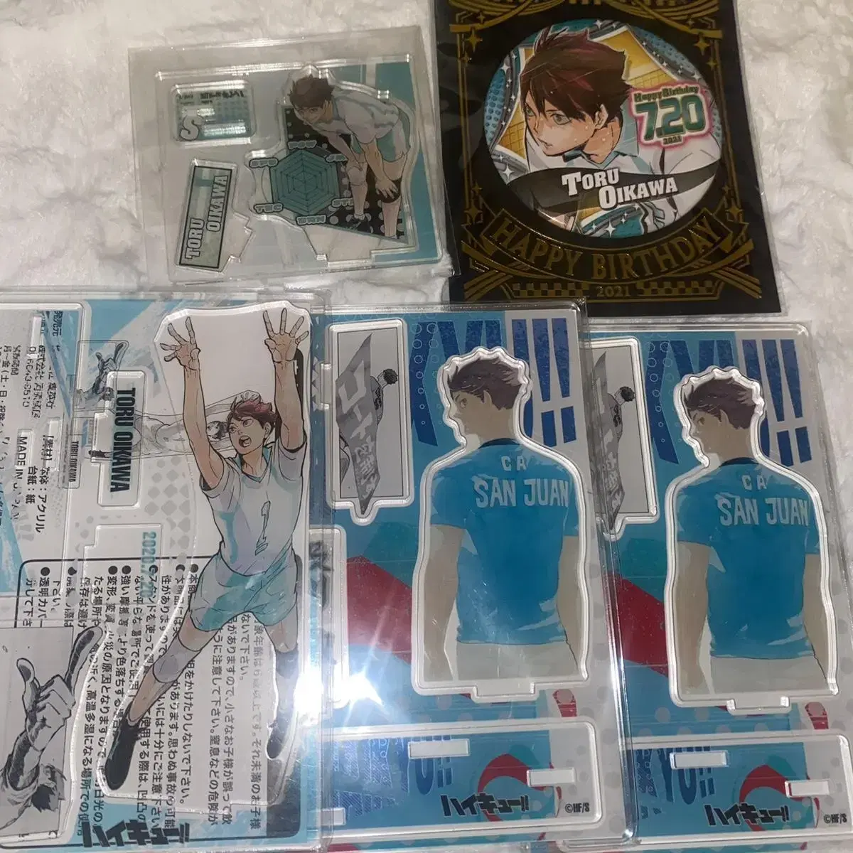 Haikyuu Oikawa acrylic Yen Stat Canbadge 2020 2021 Diorama